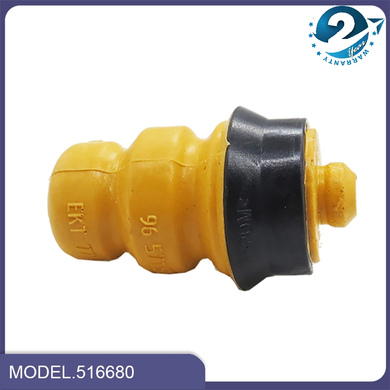 2pcs Rear Axle Suspension Rebound Rubber Buffer Block  516680 For Peugeot 207 301 Rear Shock Absorber Buffer Rubber Block