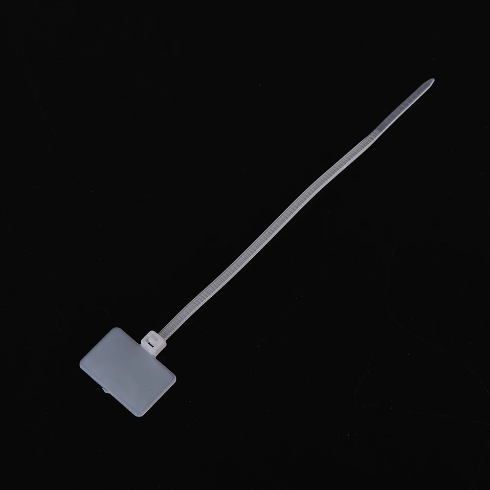 Bộ 100 Nylon Tự Khóa Nhãn Thắt Dây Cáp Mạng Đánh Dấu Dây Dây Dây Đeo Khóa Kéo Mới