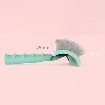 Pet Dog Brush Comb Shedding Hair Remove Needle Cat Brush Combs  Massage Grooming Tool Dog Cat Pet Cleaning Supplies Accessories 6