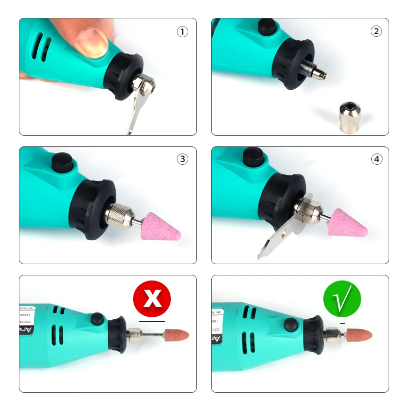 180W Mini Electric Drill Variable Speed Dremel Engraving Polishing Machine Rotary Tool Wood Carving Polishing Grinder Grinding