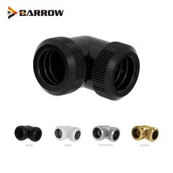 Barrow 90 Degree Rotary Fittings,Water Cooling Joint For 10x14mm Hard Tube Doule Hand Compression ,TWT90KNS-K14