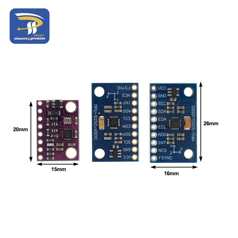 Originale SPI/IIC GY-9250 BMP280 GY-91 MPU6500 MPU9250 6-Axis 9-Axis 10DOF Attitude giroscopio + acceleratore + modulo sensore magnetometro