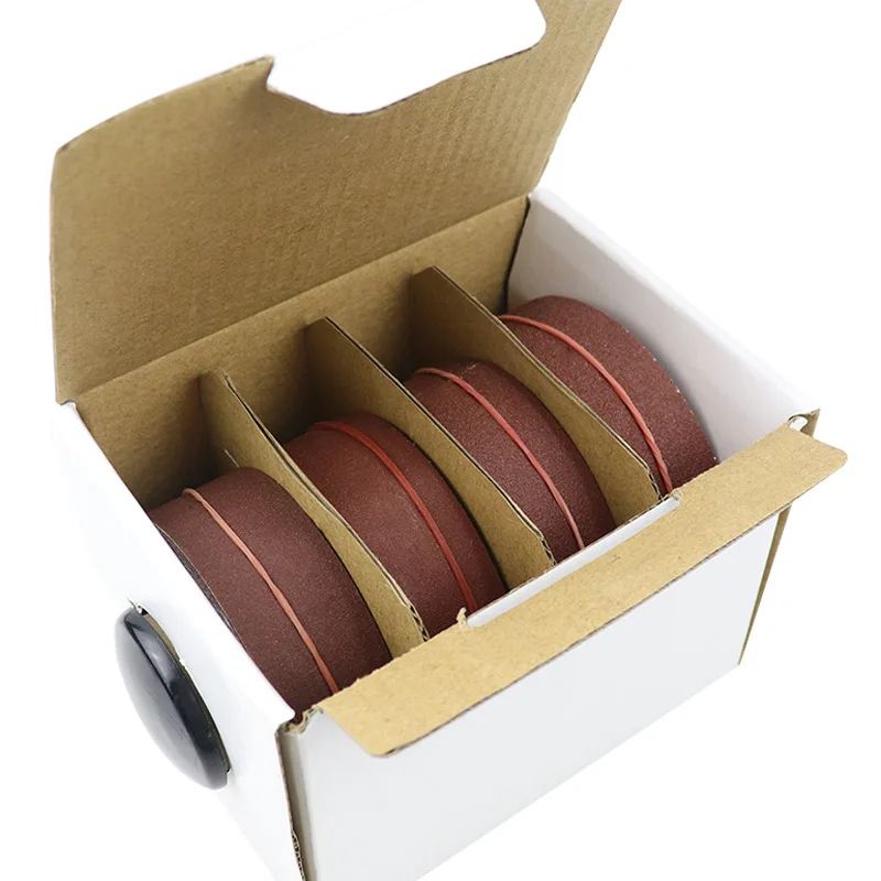 Envío gratis 4 Uds 25mm x 6m rollo de cinta de lijado tela de esmeril dibujable cinturones de molienda rollo de papel de lija suave para torneros de madera