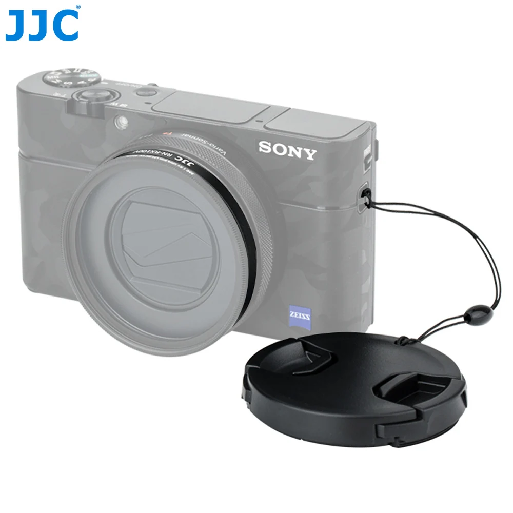 JJC 52mm Filter Adapter & Lens Cap Kit  With Lens Cap Keeper For Sony RX100M5A RX100M5 RX100M4 RX100M3 RX100M2 RX100 Cameras