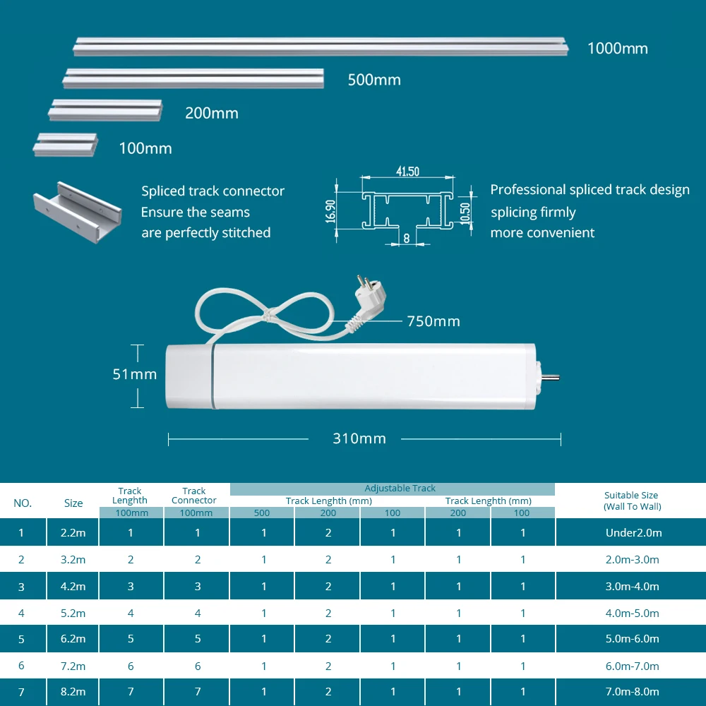 محرك ذكي للستارة من intellithing zibee Tuya مزود بستارة مخصصة مسار Alexa Google جهاز تحكم عن بعد بمؤقت للمنزل