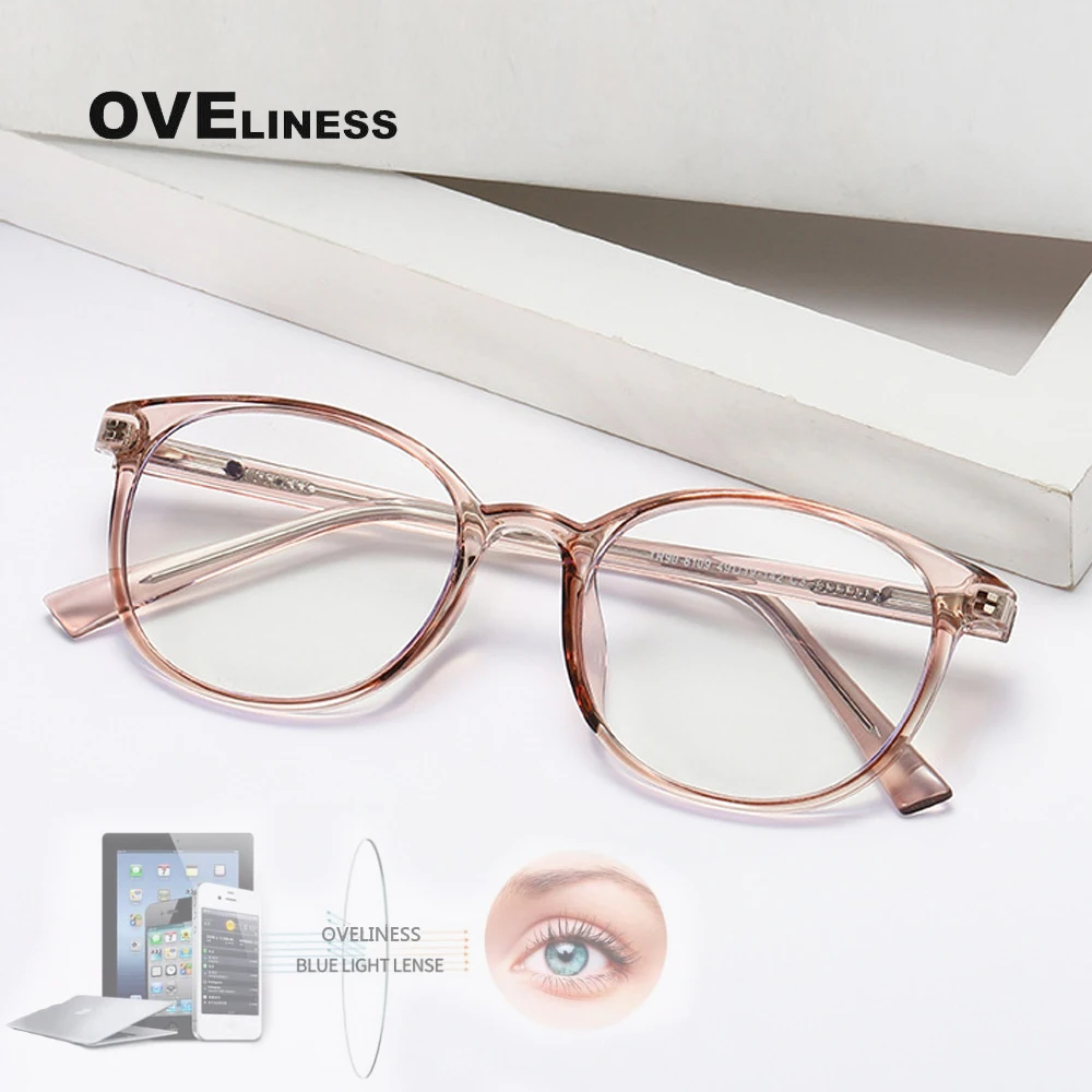 Fashion Blue Light Blocking Glasses frame for women Men Clear Lens Computer Goggles Eyeglasses Anti Blue Light Gaming Glasses