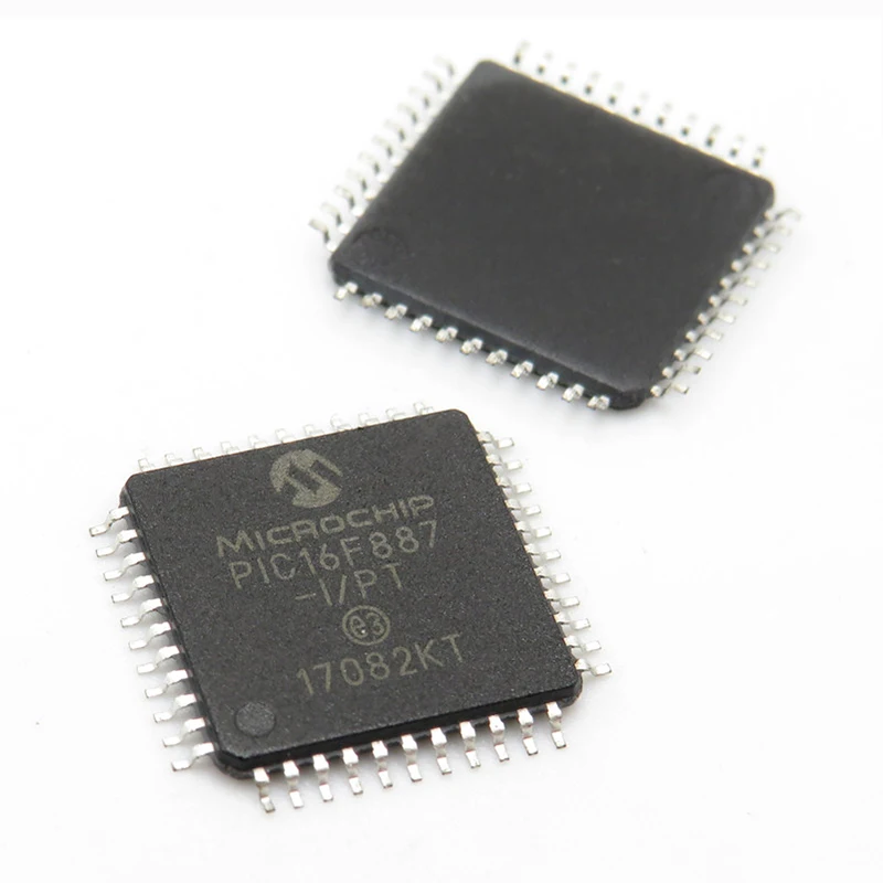 (1 Pcs)PIC16F887-I/PT TQFP-44 QFP44 PIC16F887 Chip IC New Original