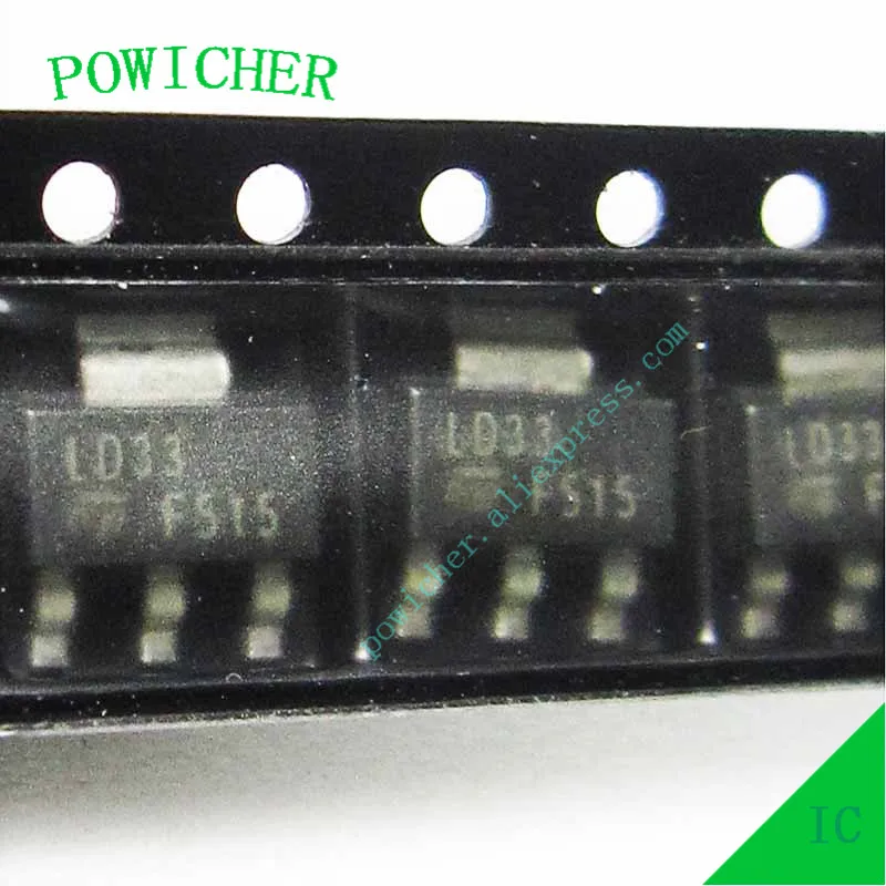 

10pcs/lot LD1117S33CTR LD33 LD1117S33 SOT223 LD1117S33TR In Stock