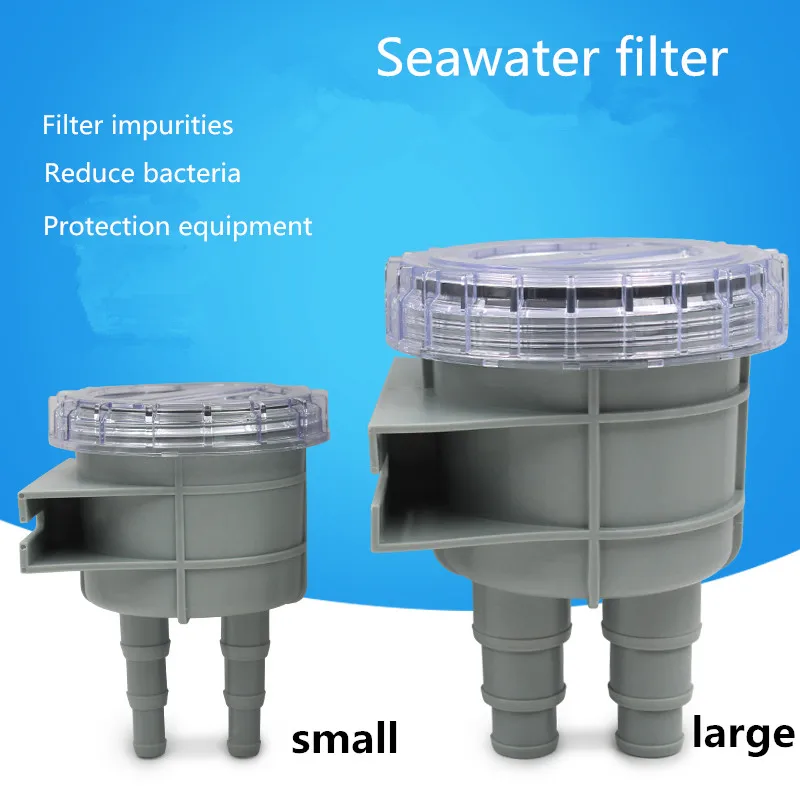 Boat Seawater filter Intake Sea Water Strainer for cool down water, air conditioner and engine water for Marine yacht