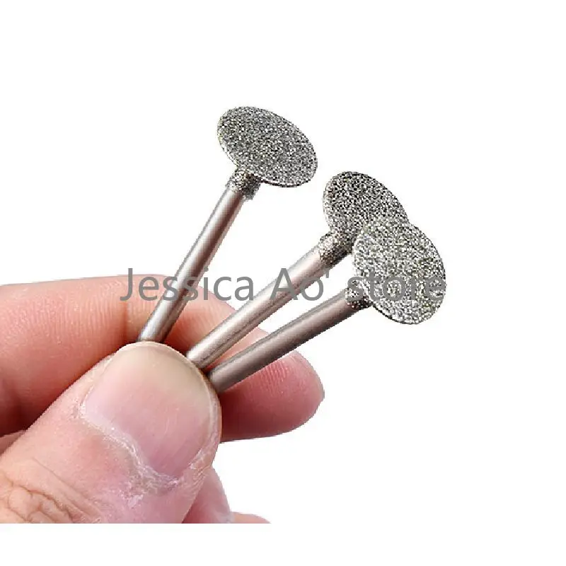 16 pz 0.5-16mm H testa di chiodo pietra scritte rettifica ago giada intaglio strumento Dremel lucidatura mulino elettrico diamante frese rotative