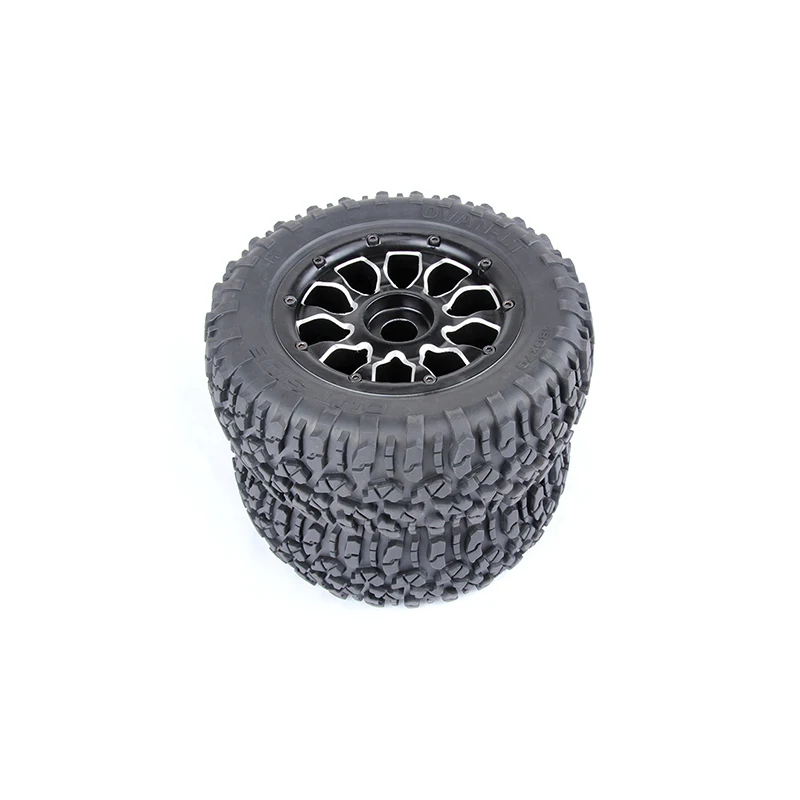 Pneumatici per ruote Gravel & Off-road con Kit mozzo ruote per 1/5 Losi 5ive-t Km-x2 Rofun Rovan LT Truck Rc Car Toys Parts