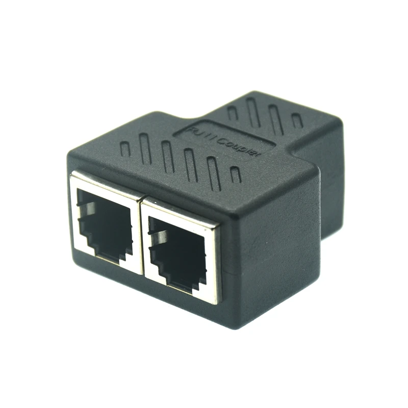 1PCS RJ11 6P6C 6P4C 6P2C Female To Female 1 to 2 Splitter PCB Connection Telephone  Coupter Cable