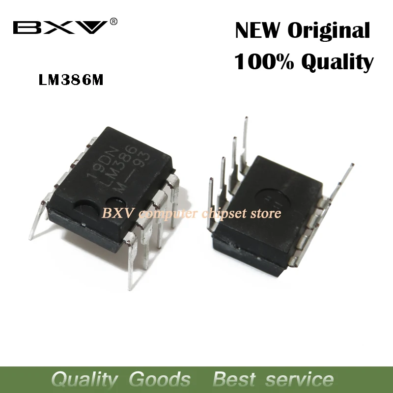 10pcs LM386 LM386N LM386M LM386L o Amplifiers LOW VLTG AUDIO PWR AMP DIP-8 new original IC