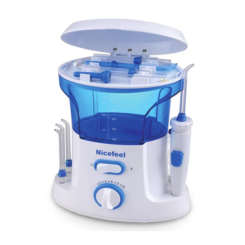 Nicefeel Cực Lật Số Để Bàn Nước Flosser Hộ Gia Đình Răng Miệng Irrigator Nha Khoa Oral Răng Bụi Chọn Spa Chăm Sóc Răng Sạch Sẽ Cho Họ