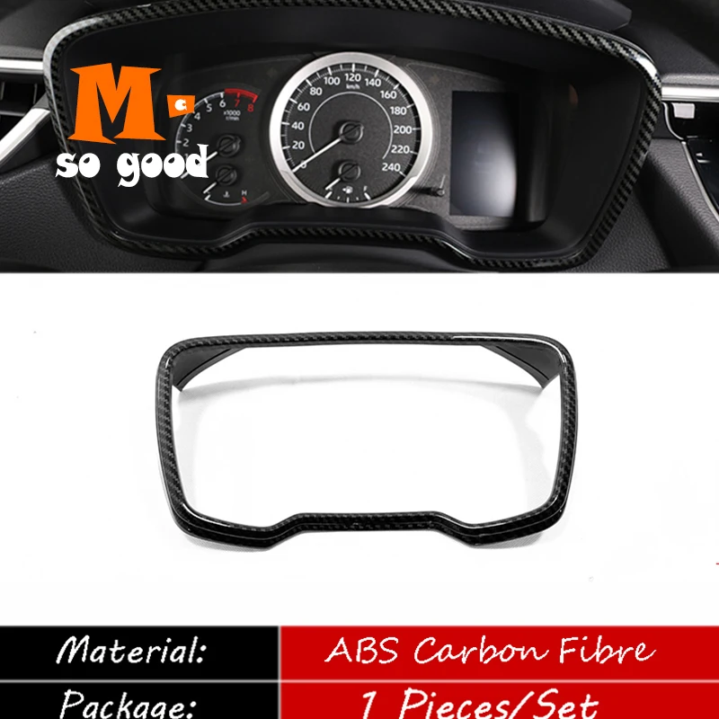 

for Toyota Corolla Car Dashboard Frame Decoration Stickers panel Cover Accessories Trim ABS Matte/Carbon Fibre/Wood 2019 2020