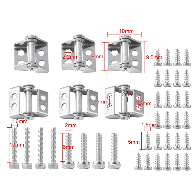 YEAHRUN Metal Alloy Rear Bucket Hinge for Tamiya 1/14 RC Trailer Tractor Truck Car Upgrade Parts