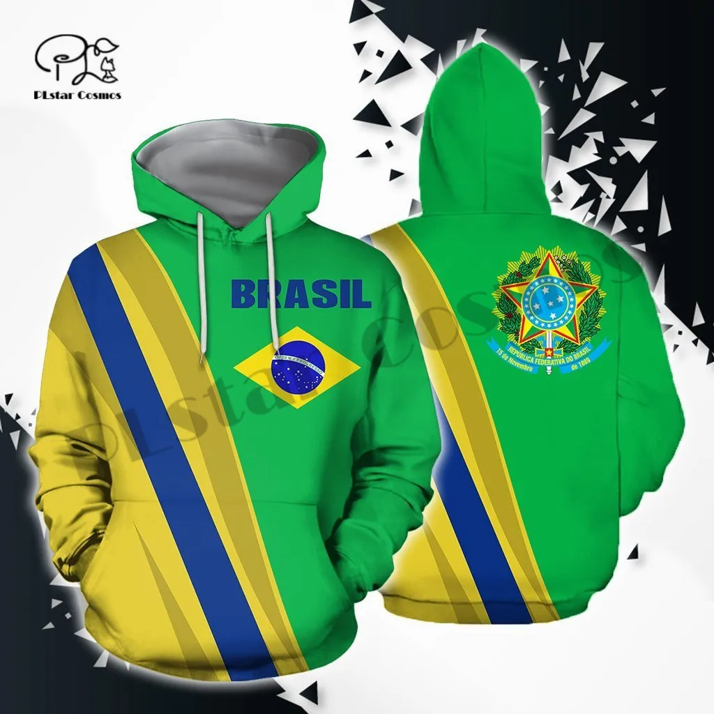 

PLstar Cosmos 3DPrint Newest Brasil Country Flag Art Unique Men/Women Cozy Hrajuku Casual Streetwear Hoodies/Zip/Sweatshirt -4