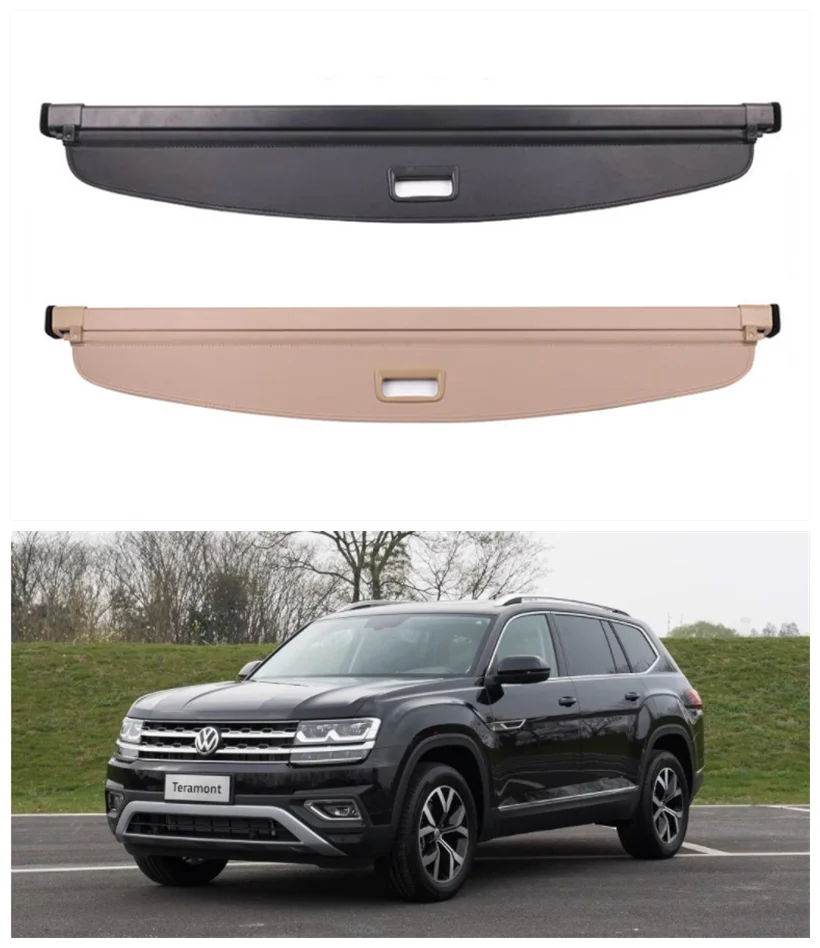 

Rear Cargo Cover For Volkswagen VW Atlas Teramont 2017-2021 Privacy Trunk Screen Security Shield Shade