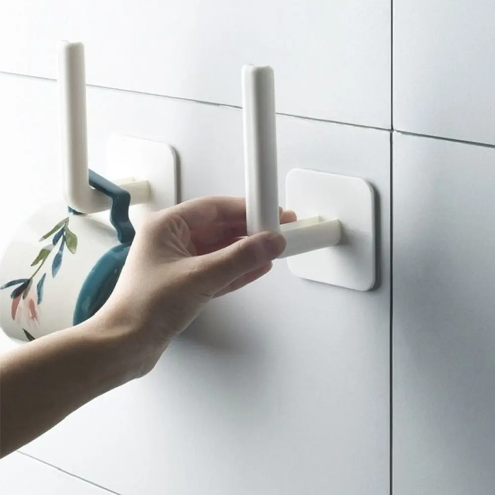 1 Máy Tính Tự Dính Mô Giá Treo Nhà Bếp Nắp Nồi Giá Đỡ Cốc Đứng Cửa Tay Cầm Móc Treo Áo Nhà Tổ Chức Treo Khăn đồ Dùng Phòng Tắm