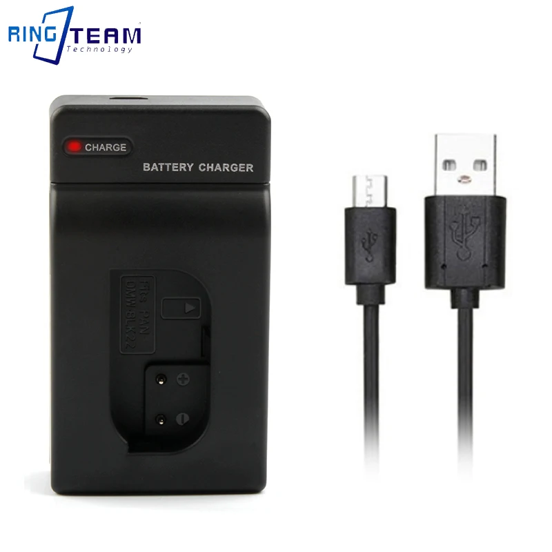 Cargador de asiento para cámara SLR, DMW-BLK22 adecuado para Panasonic, DC-S5, S5, carga única