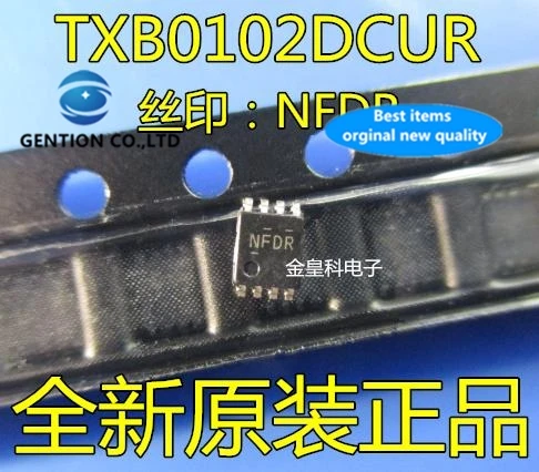 

10PCS TXB0102DCUR TXB0102 silk-screen NFDR VSSOP8 dual power converter in stock 100% new and original