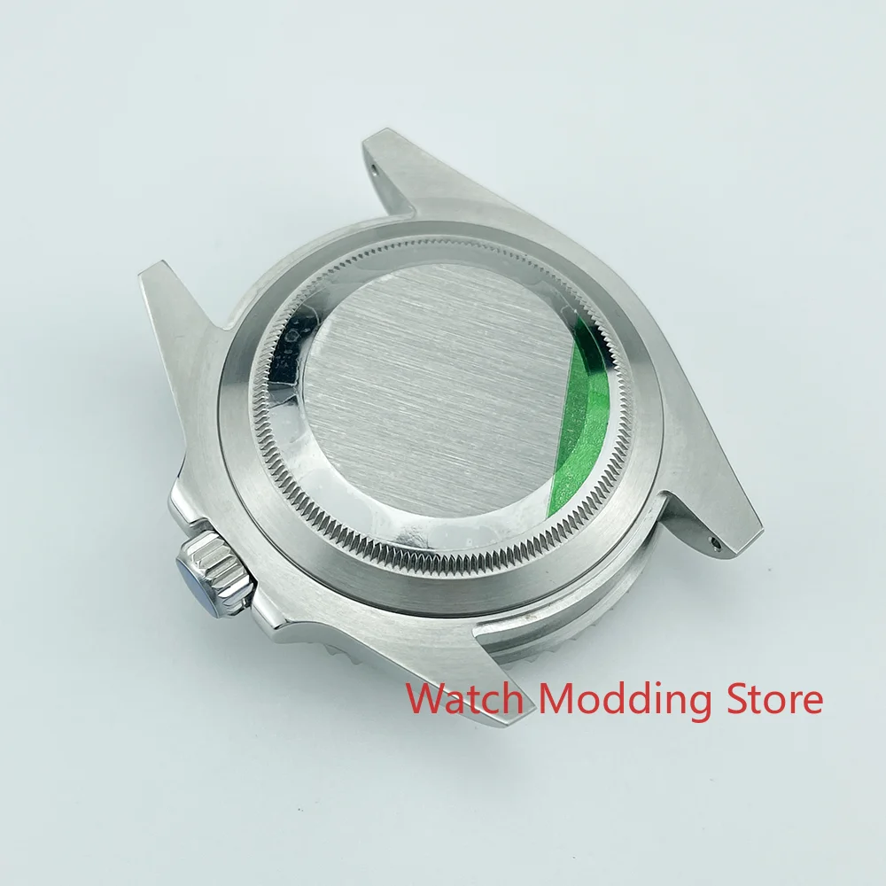 High Quality 300M Tested WR Sapphire Crystal SUB Style Watch Case With Bracelet Fit NH35 NH36 Movement Ceramic Bezel