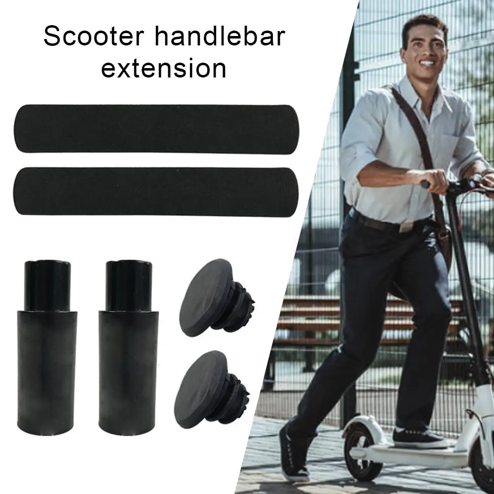 Scooter Handlebar Extension Sleeve Handlebar Extender Handle Grip Anti-slip Lengthened Handlebar Cover For Xiaomi Scooter M365