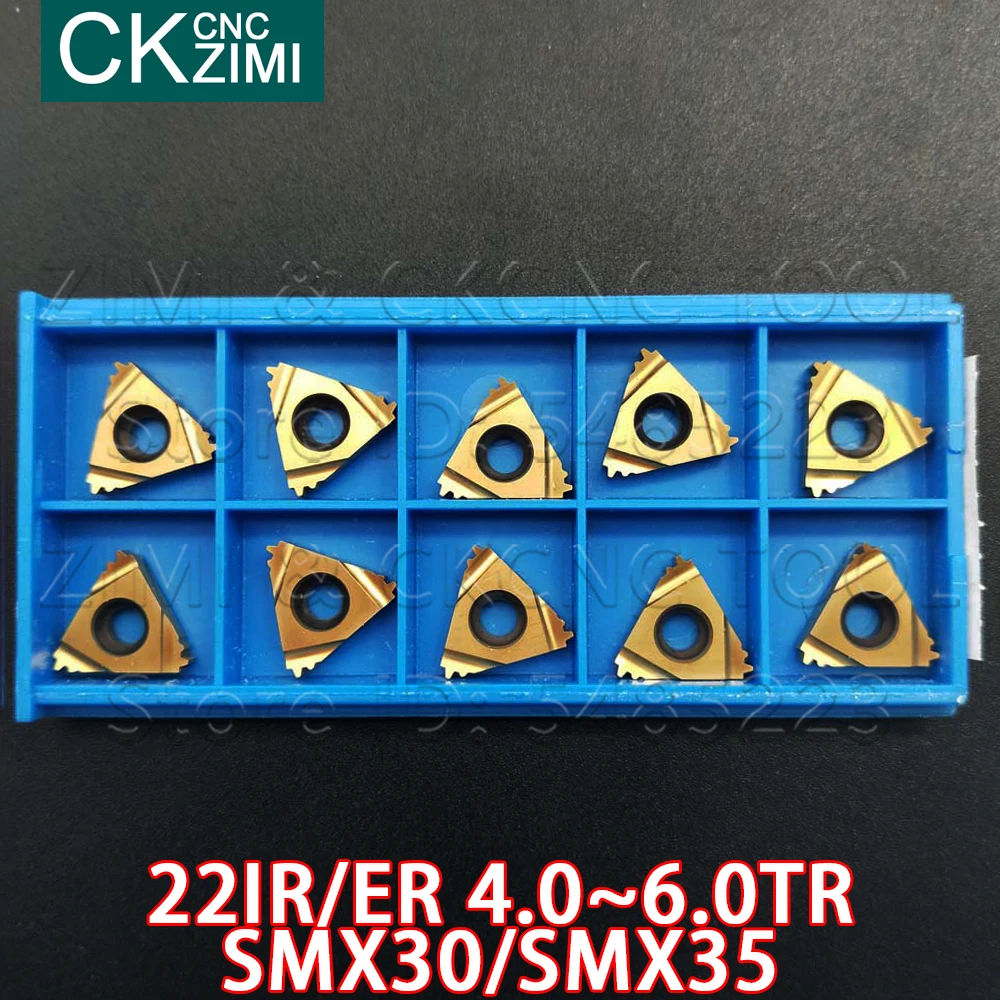 22IR 22ER 4.0TR 5.0TR 6.0TR SMX30 SMX35 Nội Bộ Ren Ngoài Dụng Cụ Xoay Tiện Dụng Cụ Cắt CNC Carbide Arbide Lắp Thép Không Gỉ