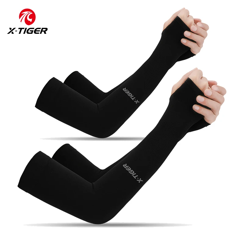 X-TIGER Radfahren Arm Ärmel Eis Stoff Anti-UV Sonnencreme Laufen Radfahren Ärmel Outdoor Sport Radfahren Arm Wärmer Männer Frauen