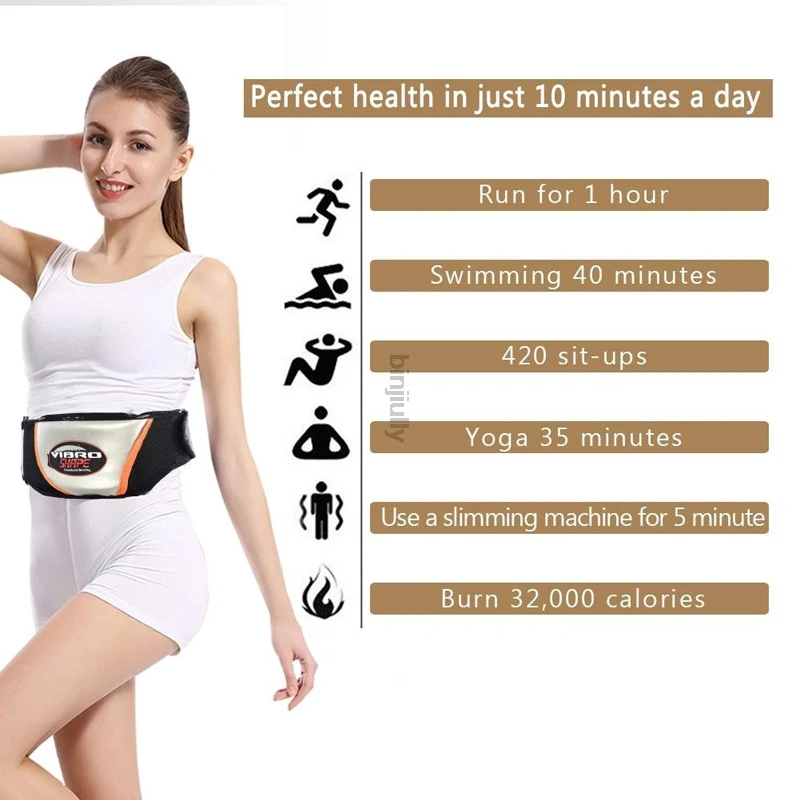 NEW Electric heating Vibrating Slimming Belt Vibration Massager Belt vibra tone RELAX TONE vibrating fat weight loss body wraps