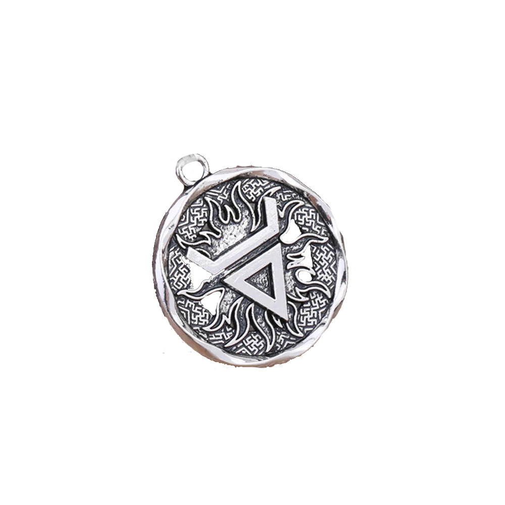 Dawapara Slavic Ancient Coin Pendants God Veles Vintage Charms For Jewelry Making Antique Silvery Religious Items For Men