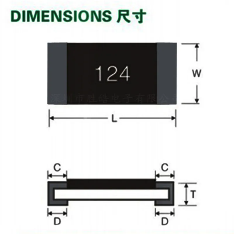 100Pcs 1206 Smd Nauwkeurigheid 5% Weerstand 0R ~ 10M 1/2W 0 1 10 100 150 220 330 Ohm 1K 2.2K 10K 100K 0R 1R 10R 100R 150R 220R 330R