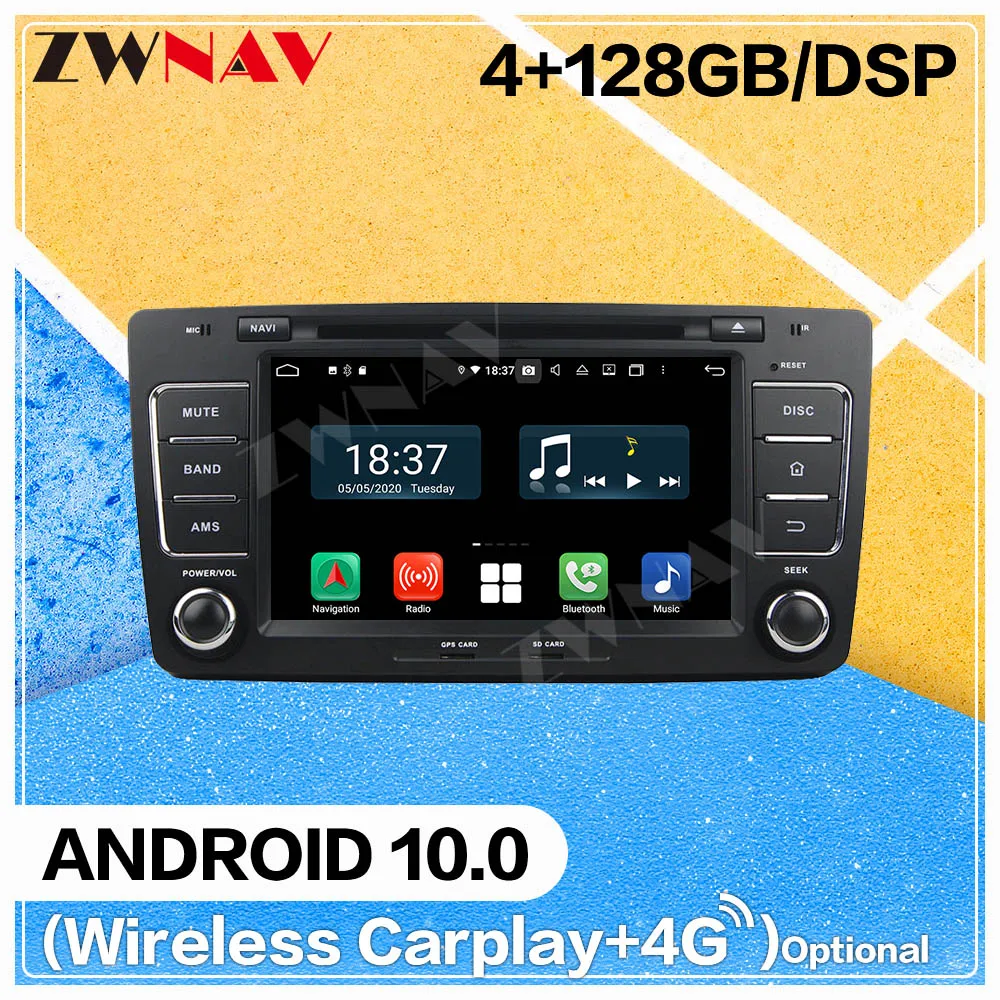 128GB DSP Carplay Android 10 Screen Multimedia DVD Player for Subaru Forester 2015 2016 BT GPS Navigation Radio Stereo Head Unit