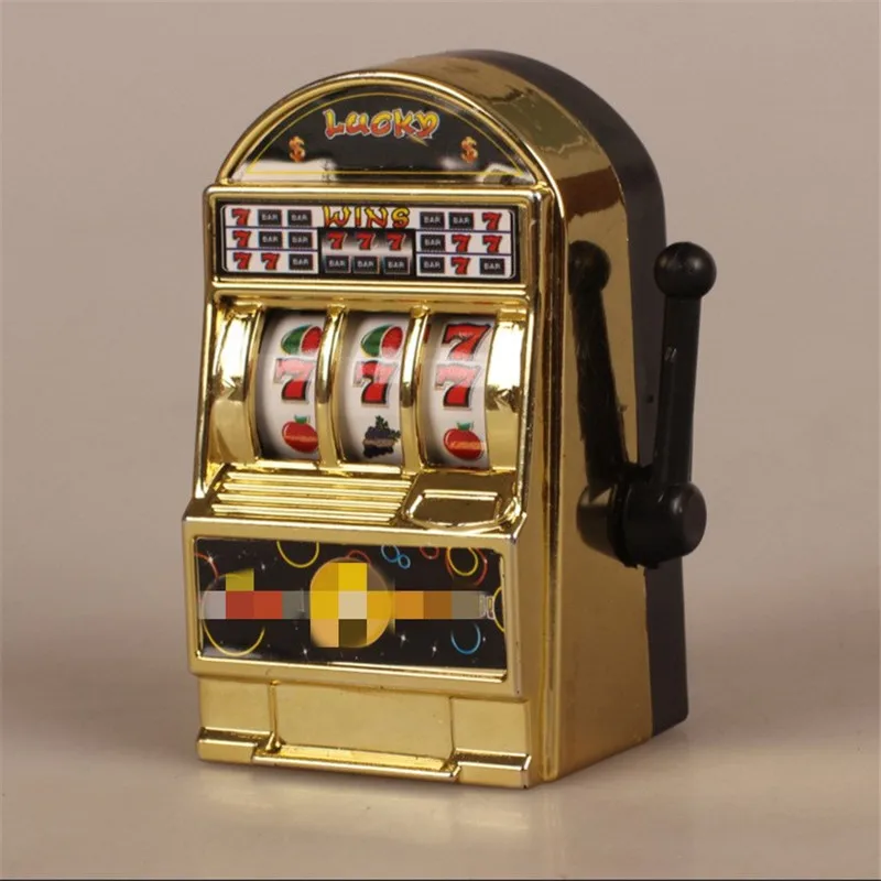 Lucky Jackpot Mini Slot Machine Antistress Toys Games for Children Kids Safe Machine Bank Replica Funny Gag Toys Christmas Gifts