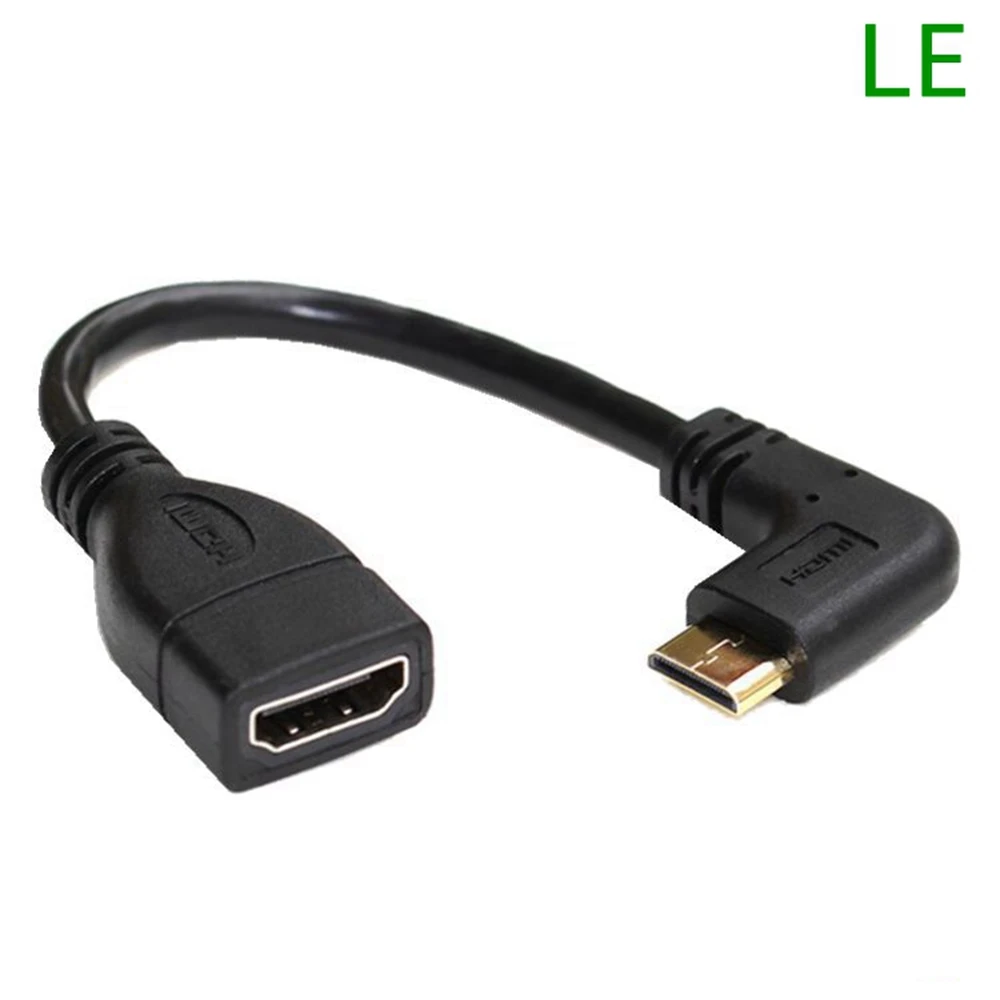 UP/Down/Left/Right Mini HDMI-compatible to HDMI-cable Male to Female Converter Adapter M-F Extension Adapter Connector Cable