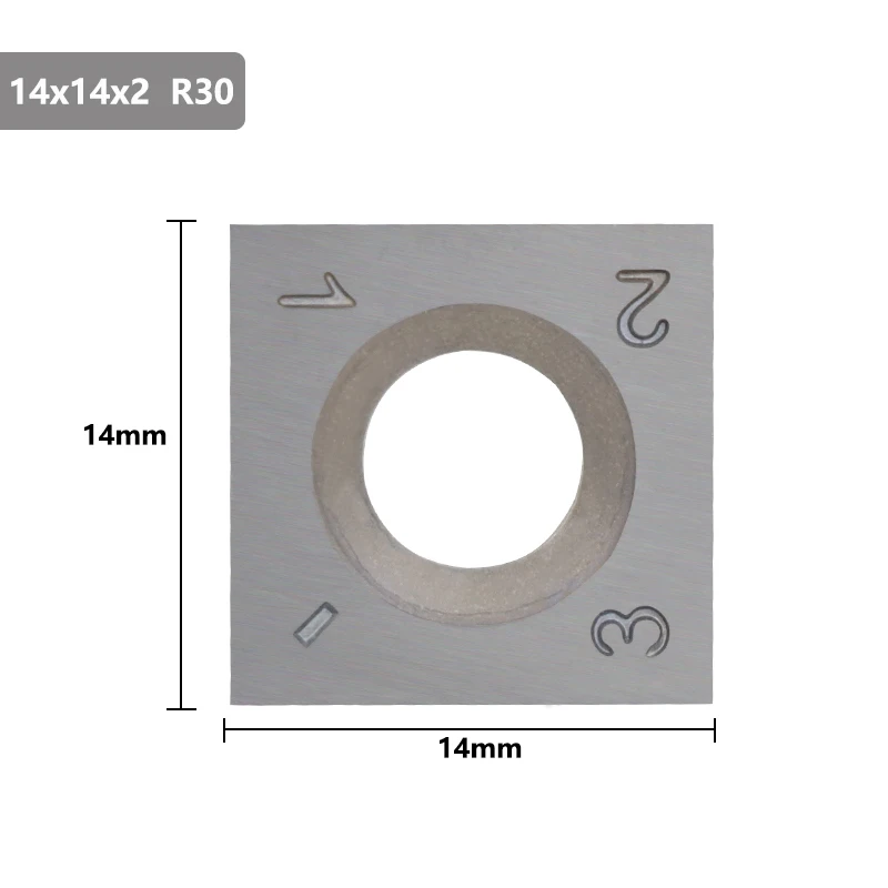 CMCP 10pcs Square Carbide Inserts For Lathe Turning Tool 14x14x2mm 15x15x2.5mm 30 Degrees Milling Cutters