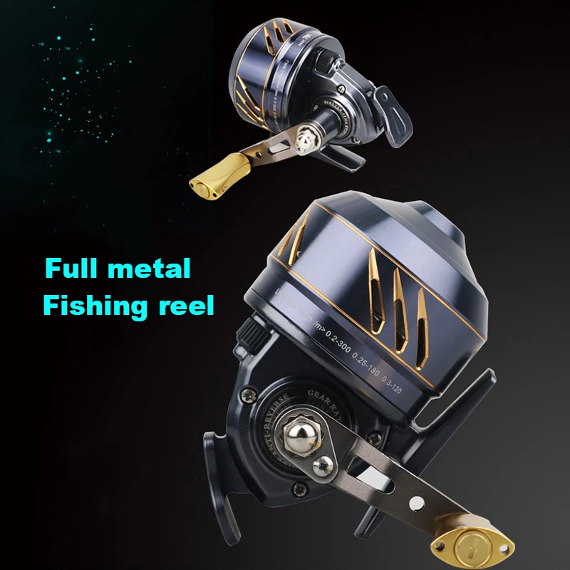 New All-metal Fishing Reel High Quality Aluminum Alloy Wire Cup Double-roller Needle Professional 3+1BB Fish Wheel for Hunting