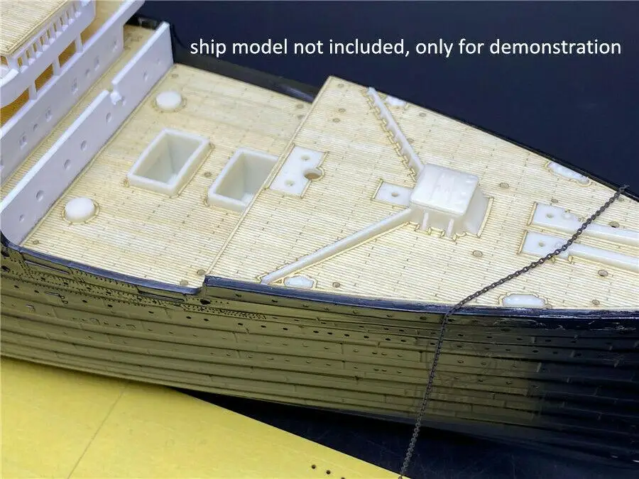 1/350 Scale Wooden Deck Masking Sheet for Minicraft 11318 RMS Titanic Model