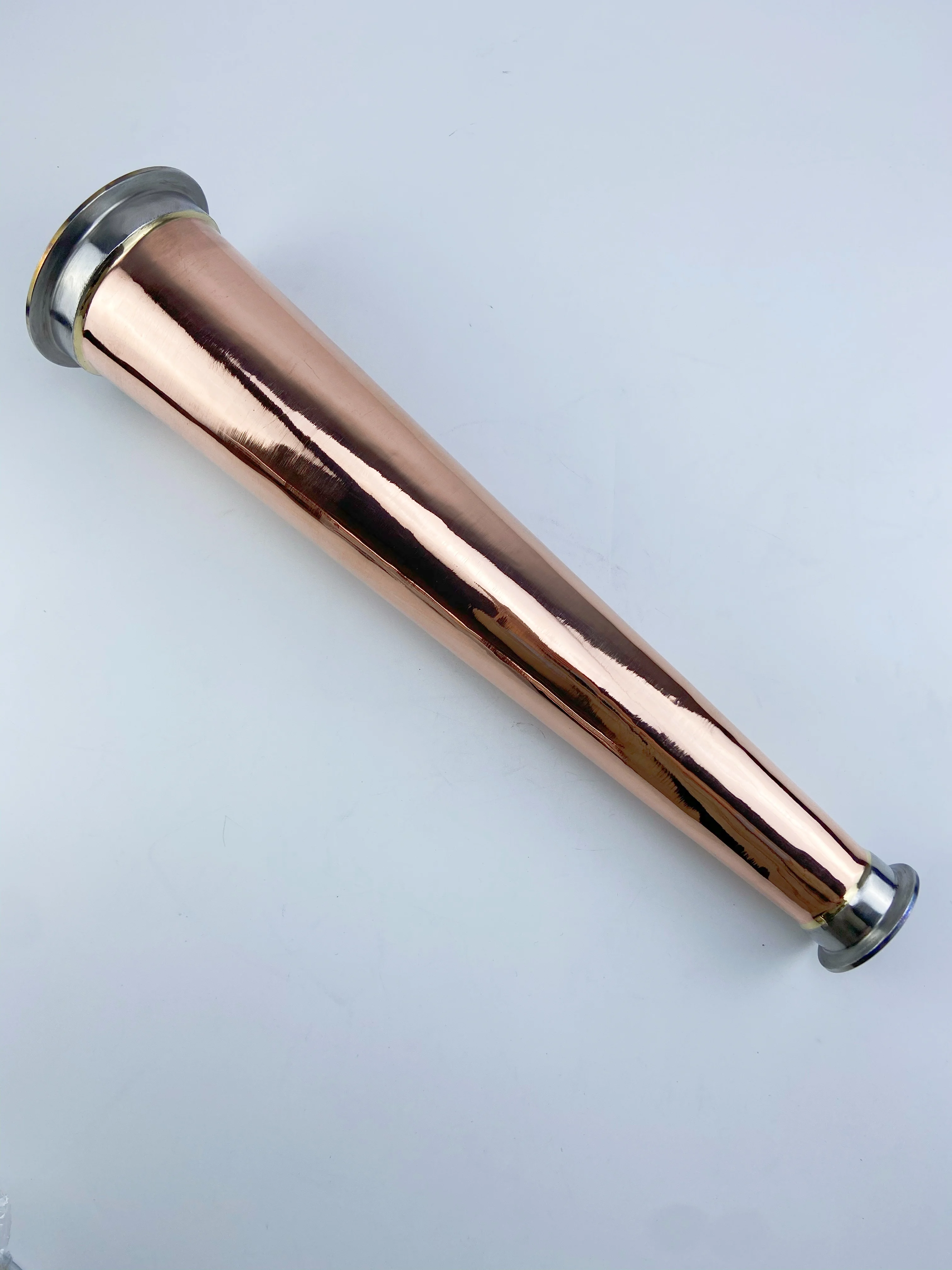 Imagem -03 - Cobre Cone Tri Braçadeira Redutor Cabeça de Cebola Espessura mm 102 mm Od119 x 251 mm Od64 20 500 mm