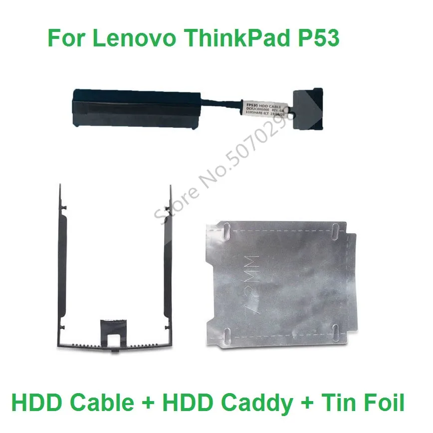 2.5 "SATA Hard Drive Caddy Tray HDD SSD connettore del cavo vassoio del telaio per Lenovo ThinkPad P53 FP530 Mobile workstation