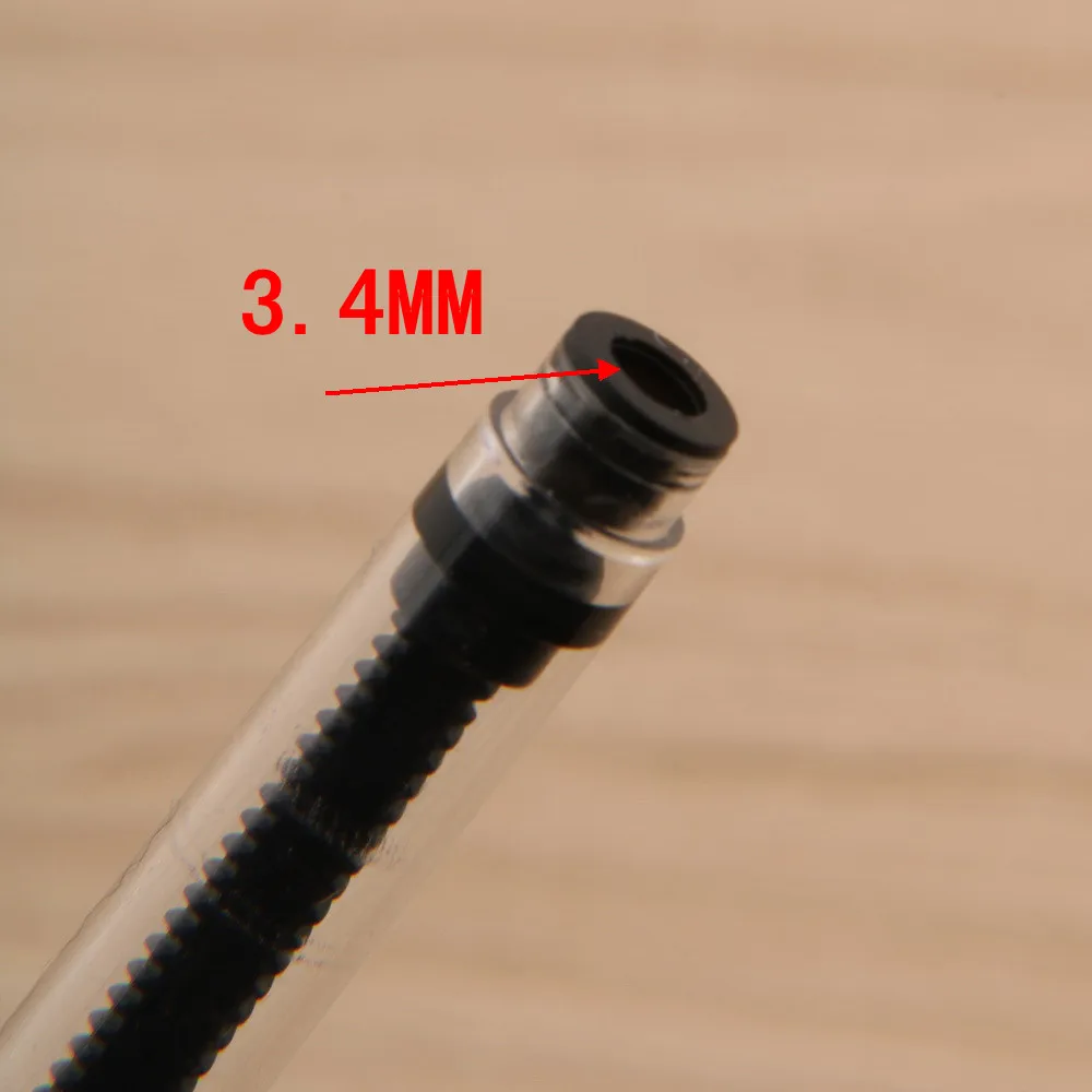 10Pc Plastic Pump Cartridges 3.4MM Fountain Pen Converter School Student Office Gifts Stationery
