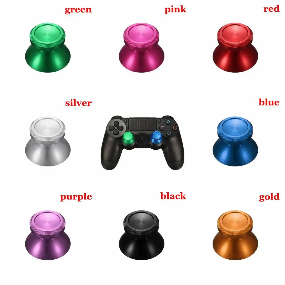 Universal หมวกโลหะที่มีสีสัน Analog Thumbstick อลูมิเนียม Grip Controller จอยสติ๊กสำหรับ PS4 Xbox One