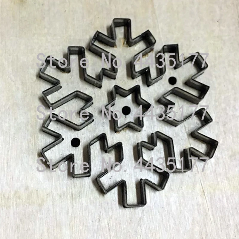 

Japan Steel Blade Leather mold snowflake Leathercraft Punch Mould Template DIY Leather Tools Wood Dies for Christmas Decoration
