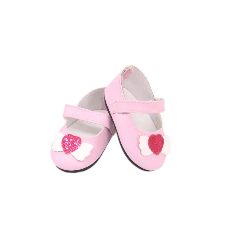 Scarpe da bambola da 18 pollici 7 cm Kitty CanvasPer 18 pollici americano e 43 cm Baby New Born Reborn Doll Generation Girl Toy 1/3 Blyth BJD