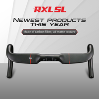 Cycling Gravel Bike Speed Handlebars RXL SL 31.8 Carbon Road Handlebar For Bicycle Internal Routing UD Matte Drop Handle Bar