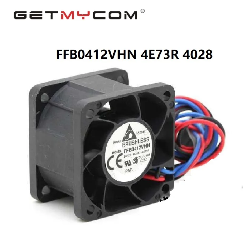 

Getmycom Original forDelta FFB0412VHN 4E73R 4028 40*40*28MM 4CM 12V 0.24A DC Cooling Fan wholesale