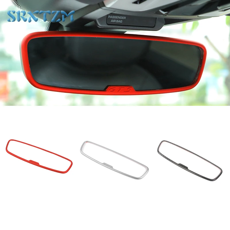 Car Interior Rearview Mirror Frame Trim For Porsche Cayenne Macan Panamera Interior Car Accessories