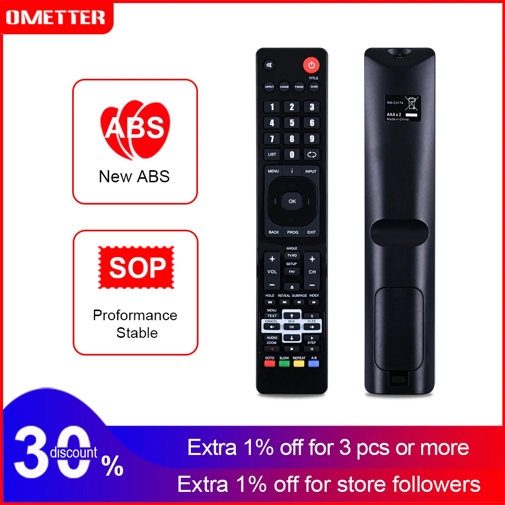 

Original Remote Control RM-C3174 For JVC LT-22C540 LT-24C340 LT-42C550 LT-49C550 LT-50C550 LCD TV