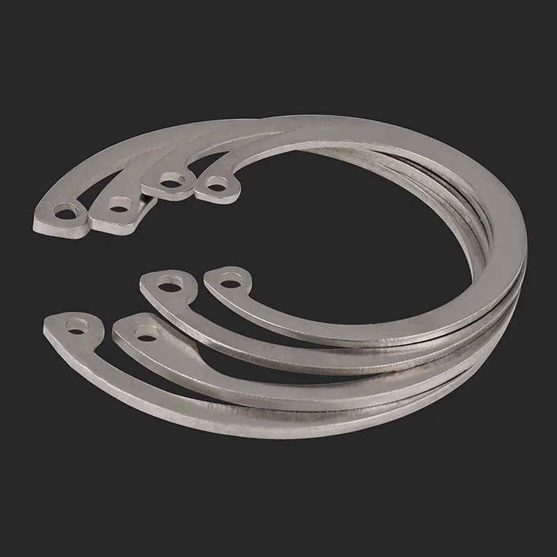 Circlips M8 M9 M10 M11 M12-M75 Internal Circlips Snap Lock C-Clip 304 Stainless Steel Hole Retaining Ring Clamp Spring