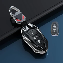 Car Key Case Cover Holder For Peugeot 301 208 3008 5008 408 2008 308 508 2013 2014 2015 2016 2017 2018 2019 Car Styling